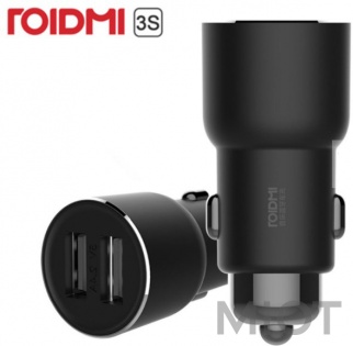 FM-трансмітер Xiaomi RoidMi / MOJIETU 3S BFQ04RM Bluetooth Car FM-Transmitter (3.4A / 20W, 2USB) Black (1A081OVB)